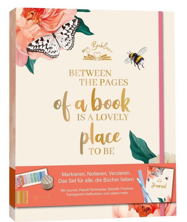 Produktbild: My Booklove - Markieren, Notieren, Verzieren. Das Set f&uuml;r alle, die B&uuml;cher lieben