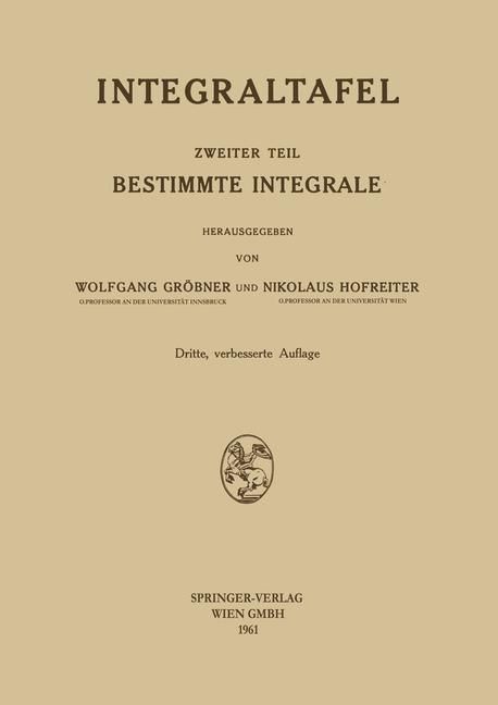 Produktbild: Bestimmte Integrale