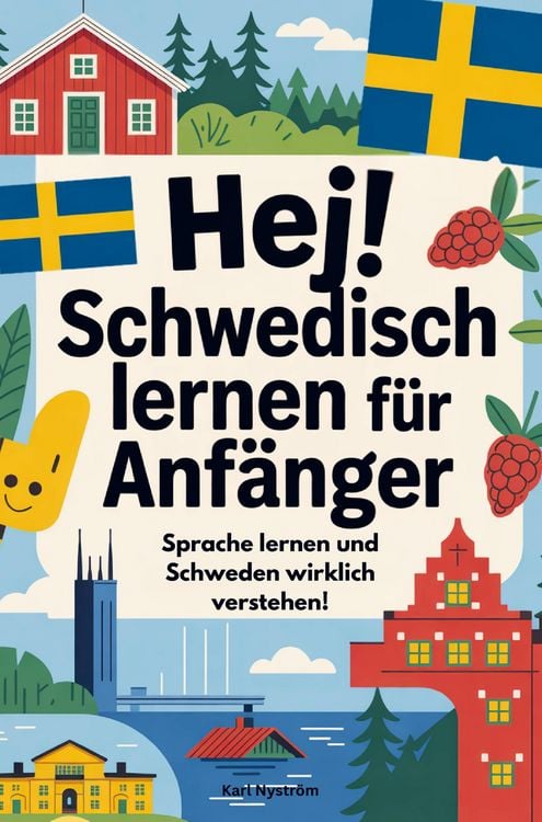 Produktbild: Hej! Schwedisch lernen f&uuml;r Anf&auml;nger: Sprache lernen und Schweden wirklich verstehen!