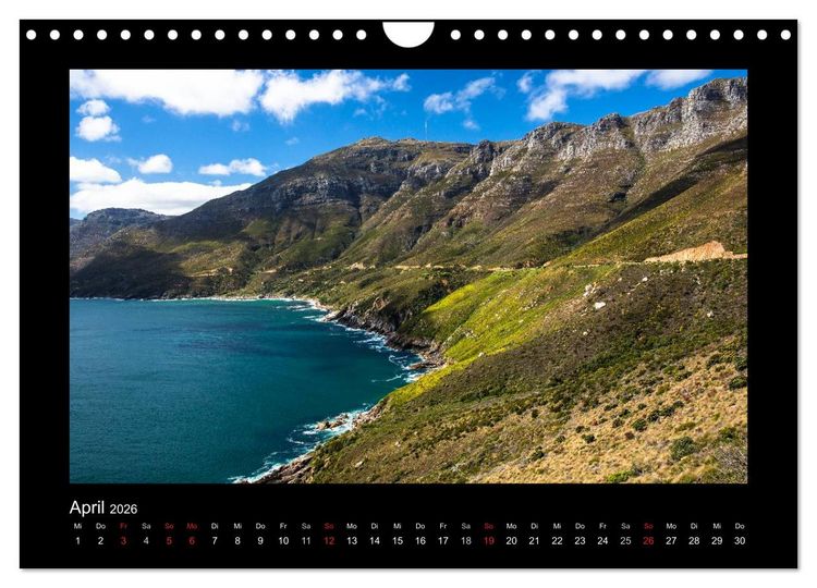 Produktbild: S&uuml;dafrika - Garden Route (Wandkalender 2026 DIN A4 quer), CALVENDO Monatskalender