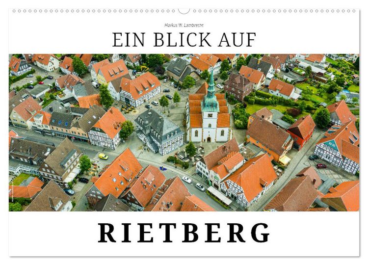 Produktbild: Ein Blick auf Rietberg (Wandkalender 2026 DIN A2 quer), CALVENDO Monatskalender