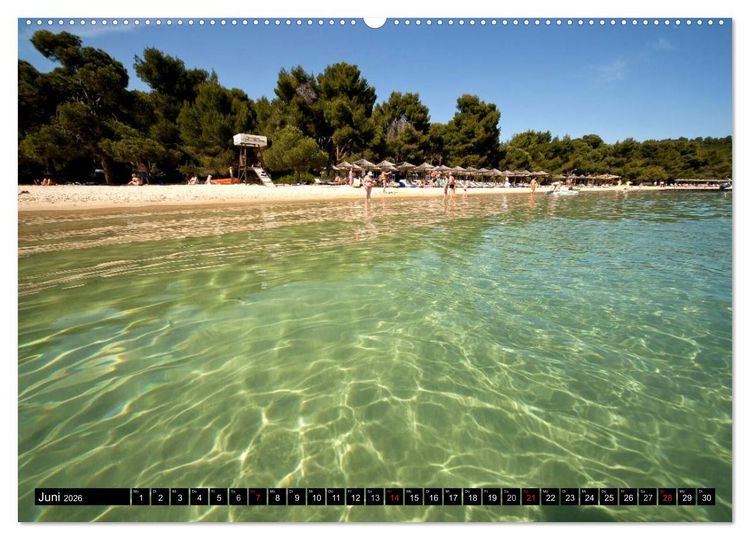 Produktbild: Skiathos + Skopelos (hochwertiger Premium Wandkalender 2026 DIN A2 quer), Kunstdruck in Hochglanz