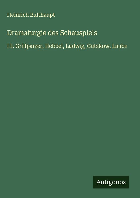 Produktbild: Dramaturgie des Schauspiels