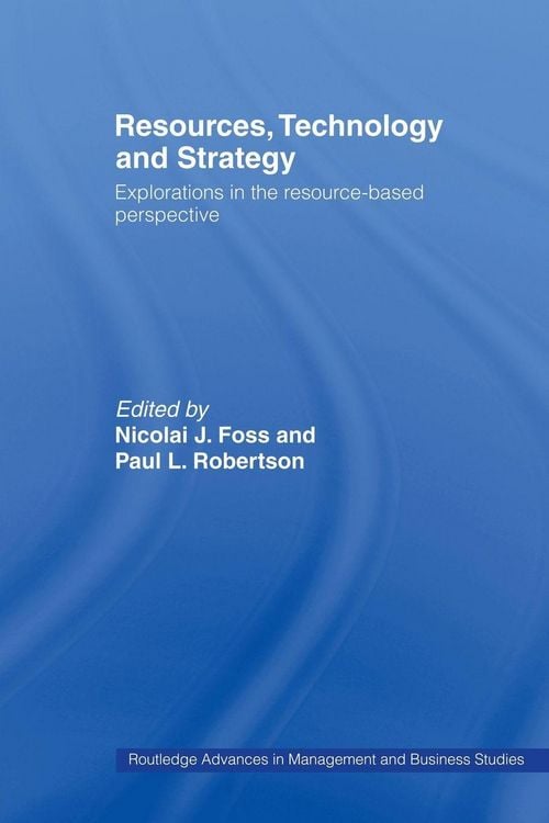 Produktbild: Resources, Technology and Strategy