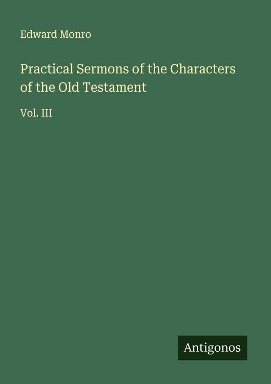 Produktbild: Practical Sermons of the Characters of the Old Testament
