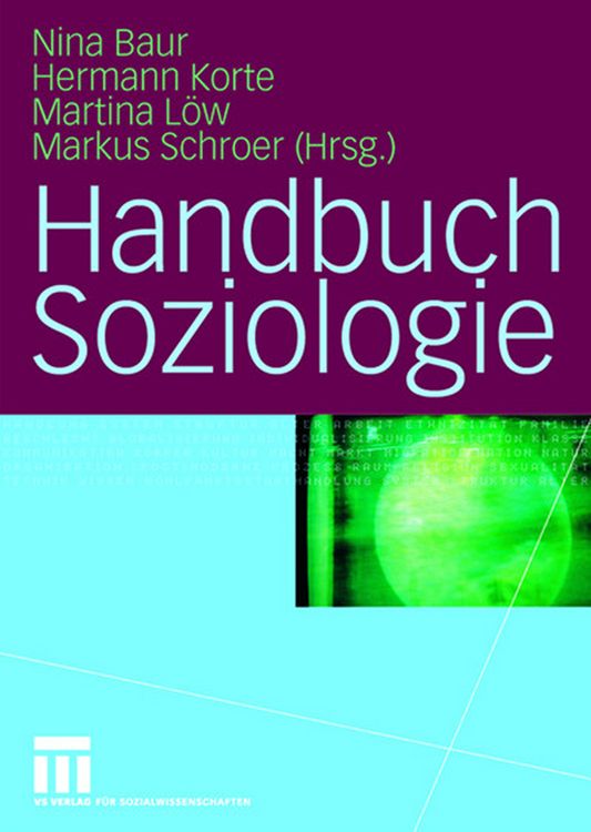 Produktbild: Handbuch Soziologie