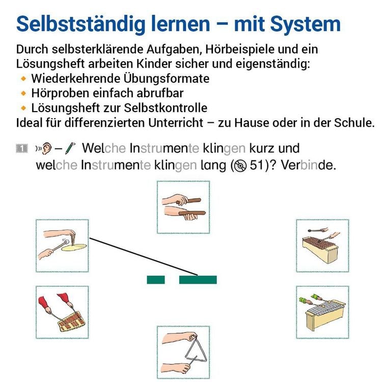 Produktbild: Das &Uuml;bungsheft Musik 1/2