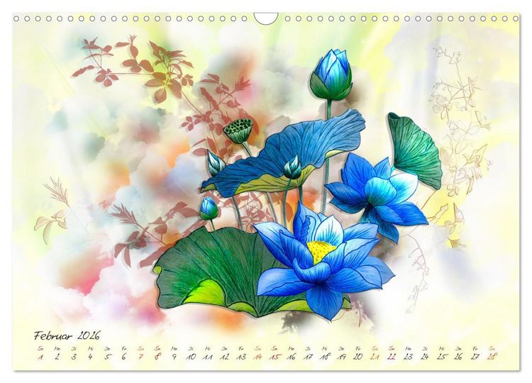 Produktbild: Lotus Bl&uuml;tenzauber (Wandkalender 2026 DIN A3 quer), CALVENDO Monatskalender