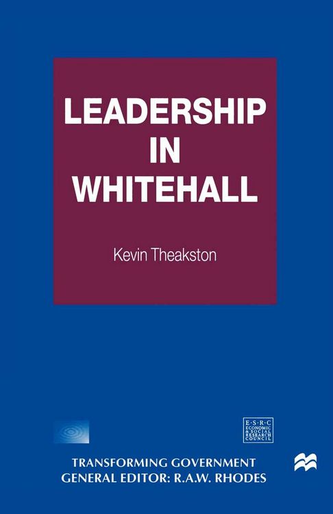 Produktbild: Leadership in Whitehall