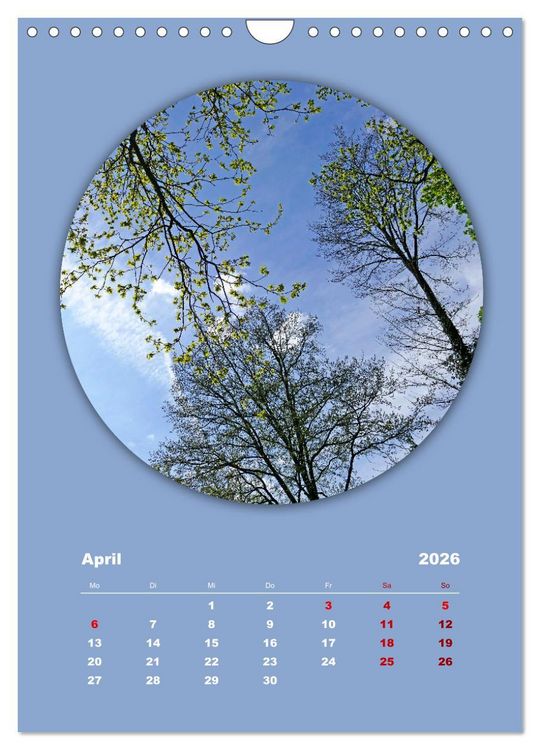 Produktbild: Rundherum Natur (Wandkalender 2026 DIN A4 hoch), CALVENDO Monatskalender