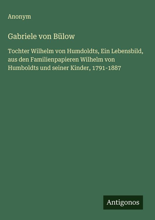 Produktbild: Gabriele von B&uuml;low