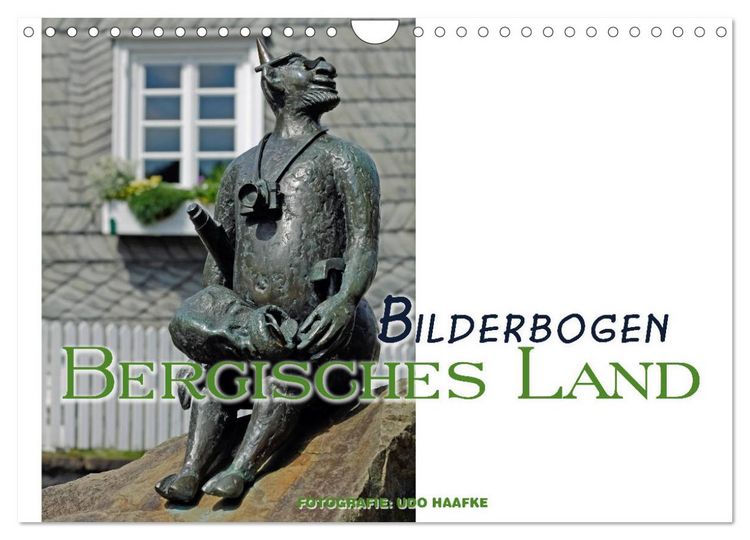 Produktbild: Bilderbogen Bergisches Land (Wandkalender 2026 DIN A4 quer), CALVENDO Monatskalender
