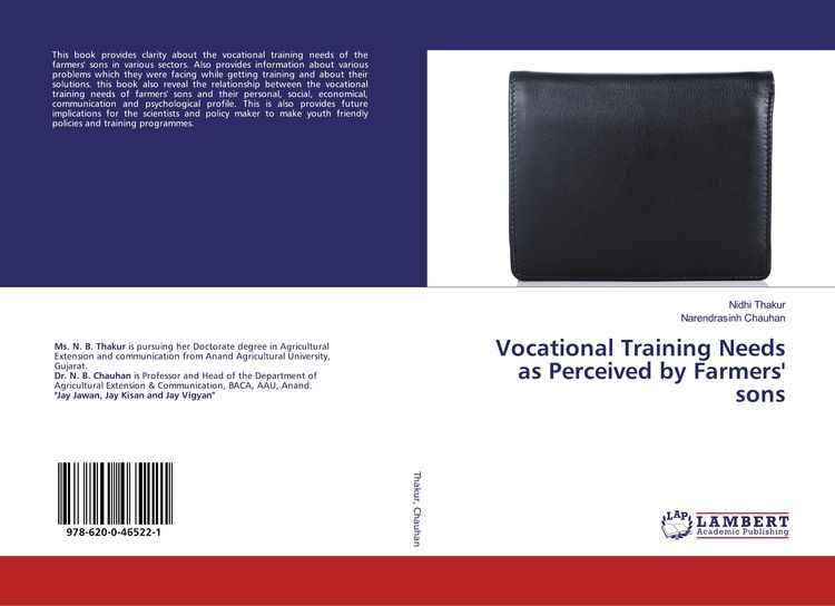 Produktbild: Vocational Training Needs as Perceived by Farmers' sons
