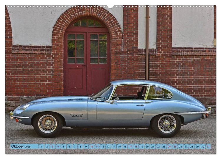 Produktbild: Jaguar E-Type - Die Raubkatze (Wandkalender 2026 DIN A2 quer), CALVENDO Monatskalender