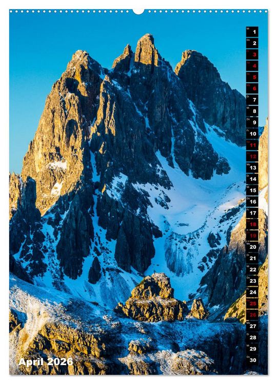 Produktbild: Dolomiten. Italien (Wandkalender 2026 DIN A2 hoch), CALVENDO Monatskalender