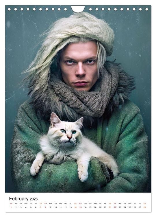 Produktbild: Meow and Forever (Wall Calendar 2026 DIN A4 portrait), CALVENDO 12 Month Wall Calendar