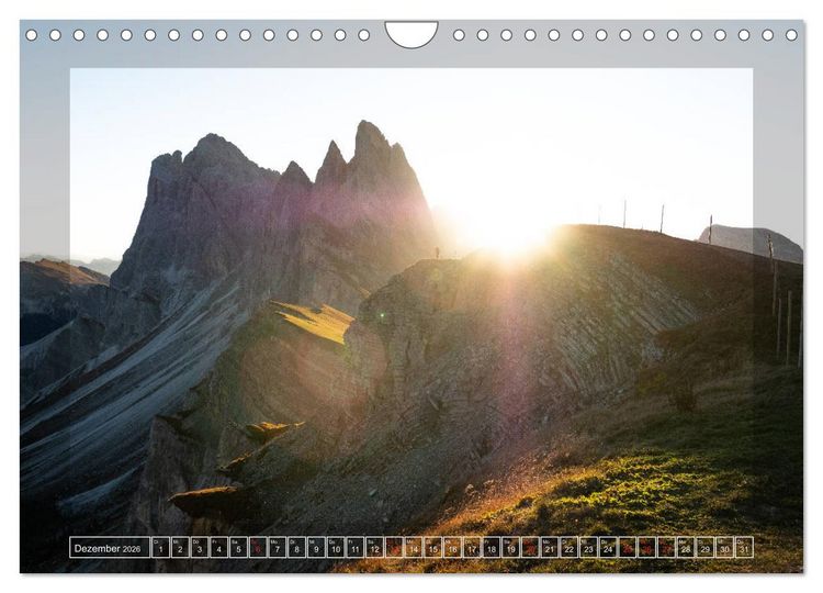 Produktbild: Bergerlebnis Dolomiten (Wandkalender 2026 DIN A4 quer), CALVENDO Monatskalender