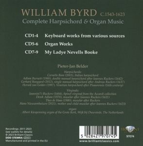 Produktbild: Byrd:Complete Harpsichord And Organ Music