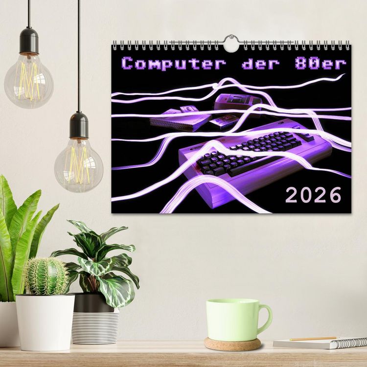 Produktbild: Computer der 80er (Wandkalender 2026 DIN A4 quer), CALVENDO Monatskalender