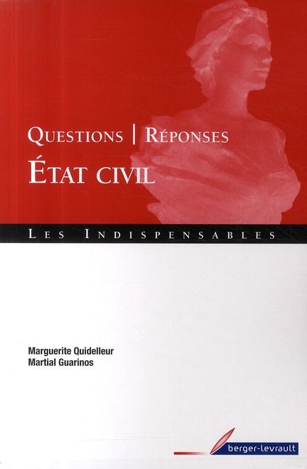 Produktbild: Questions Reponses Etat Civil