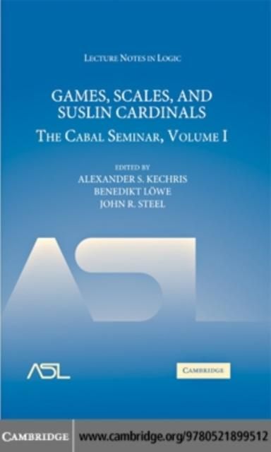 Produktbild: Games, Scales and Suslin Cardinals