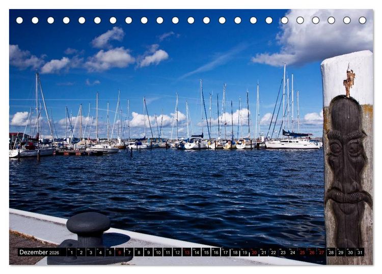 Produktbild: Barth - Idyll zwischen Bodden und Ostsee (Tischkalender 2026 DIN A5 quer), CALVENDO Monatskalender