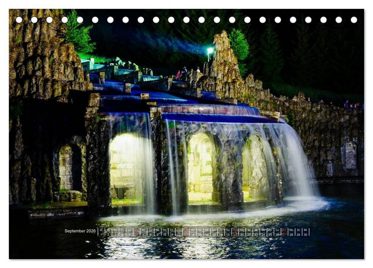 Produktbild: Der Bergpark Kassel-Wilhelmsh&ouml;he (Tischkalender 2026 DIN A5 quer), CALVENDO Monatskalender