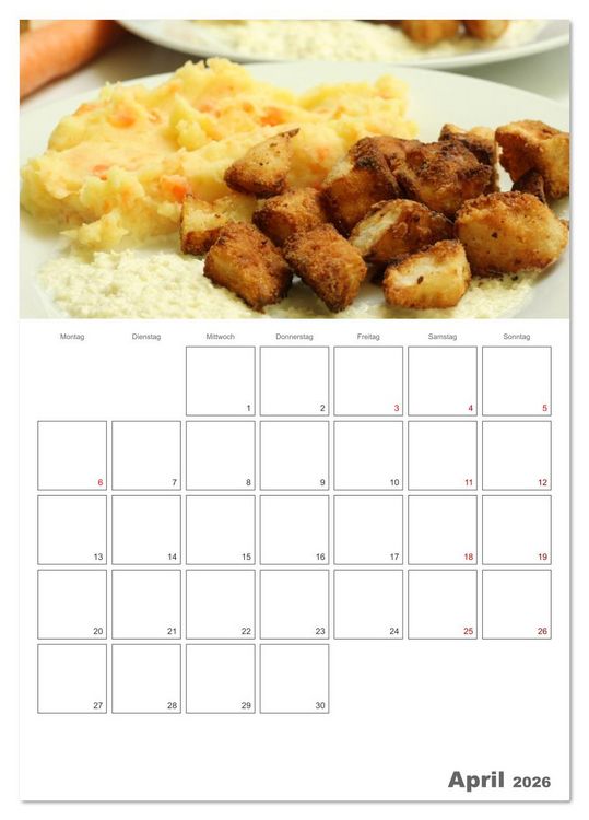 Produktbild: Gl&uuml;cklich mit Karotten (Tischkalender 2026 DIN A5 hoch), CALVENDO Monatskalender