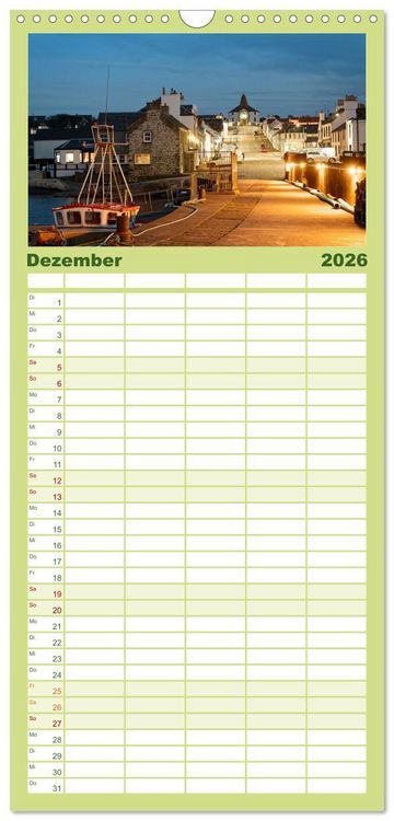 Produktbild: Familienplaner 2026 - Islay - Heimat des Malt Whisky mit 5 Spalten (Wandkalender, 21 x 45 cm) CALVENDO