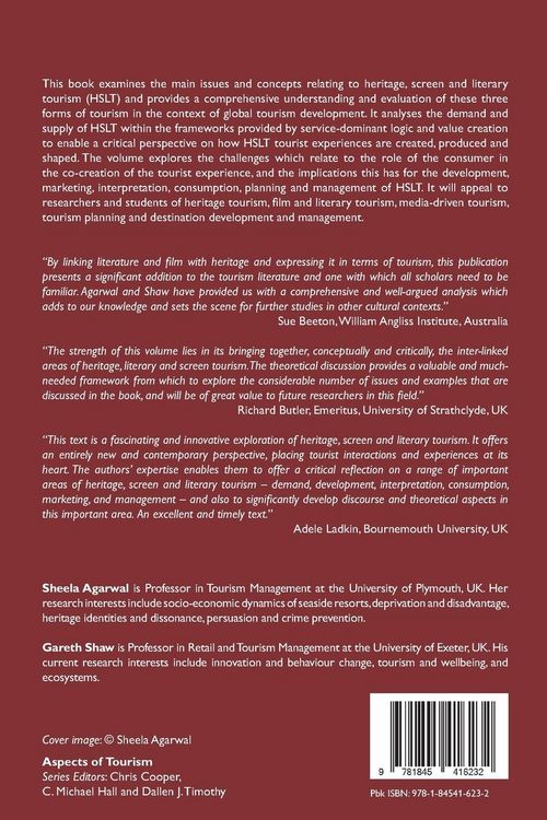 Produktbild: Heritage, Screen and Literary Tourism