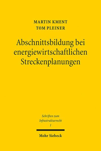 Produktbild: Abschnittsbildung bei energiewirtschaftlichen Streckenplanungen