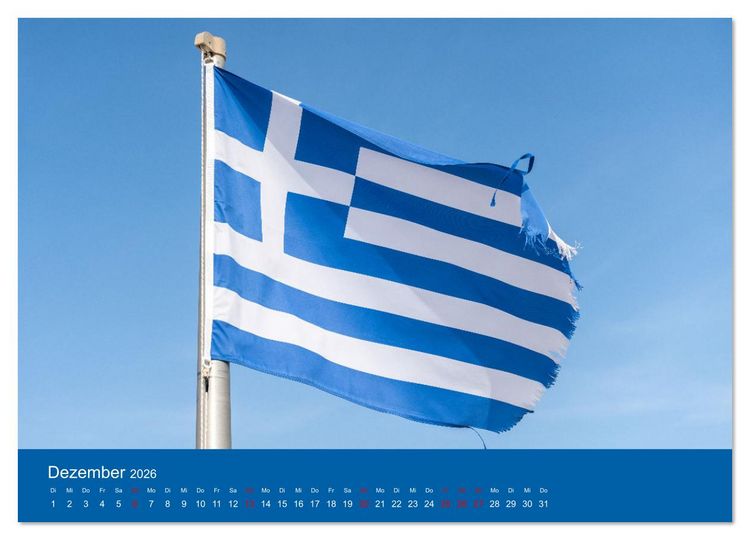 Produktbild: Griechenland - Mykonos Kalender (Wandkalender 2026 DIN A3 quer), CALVENDO Monatskalender