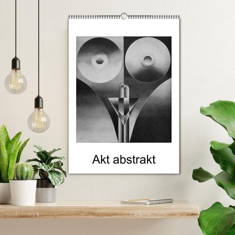 Produktbild: Akt abstrakt - Abstrakte Aktzeichnungen (Wandkalender 2026 DIN A2 hoch), CALVENDO Monatskalender