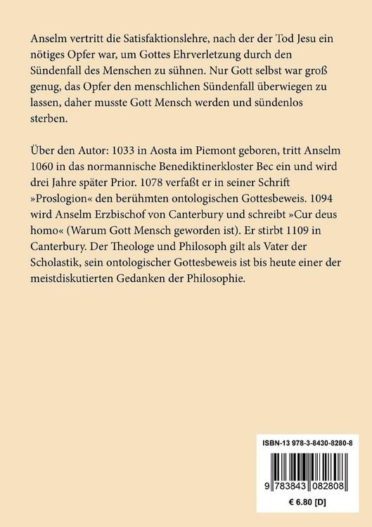 Produktbild: Warum Gott Mensch geworden