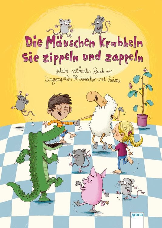 Produktbild: Die M&auml;uschen krabbeln, sie zippeln und zappeln. Mein sch&ouml;nstes Buch der Fingerspiele, Kniereiter und Reime