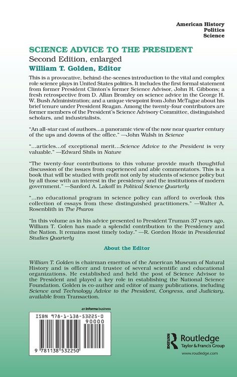 Produktbild: Science Advice to the President