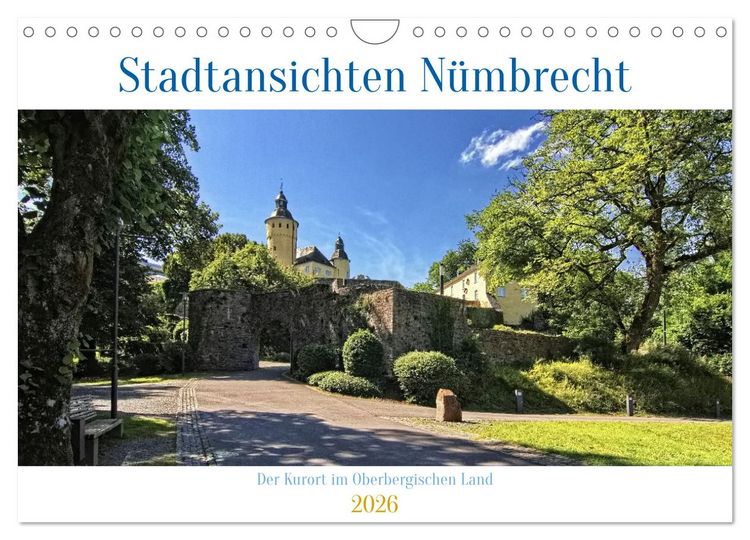 Produktbild: Stadtansichten N&uuml;mbrecht - Der Kurort im Oberbergischen Kreis (Wandkalender 2026 DIN A4 quer), CALVENDO Monatskalender
