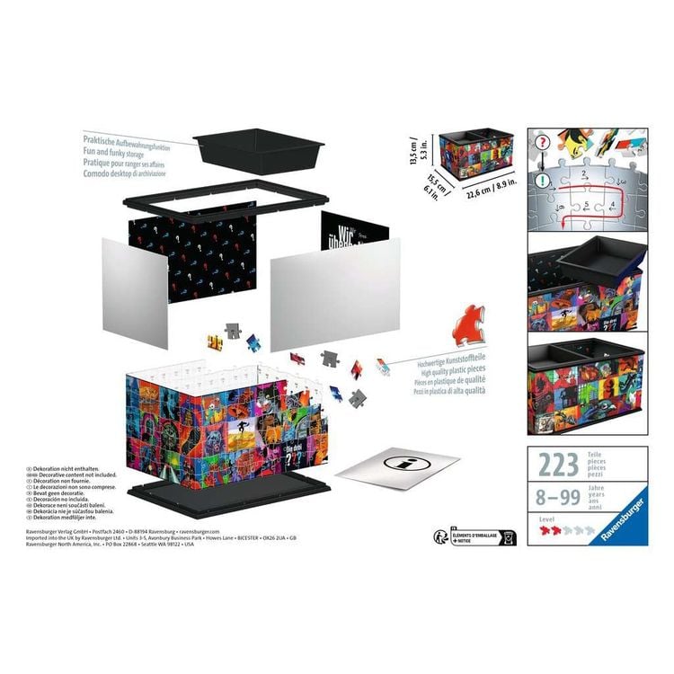 Produktbild: Ravensburger - 3D Puzzle Aufbewahrungsbox Die drei ???