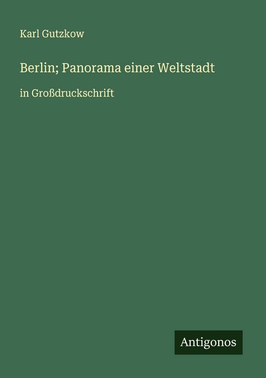 Produktbild: Berlin; Panorama einer Weltstadt