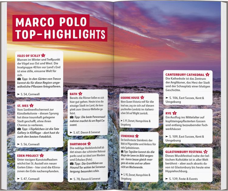 Produktbild: MARCO POLO Reisef&uuml;hrer S&uuml;dengland, Cornwall bis Kent
