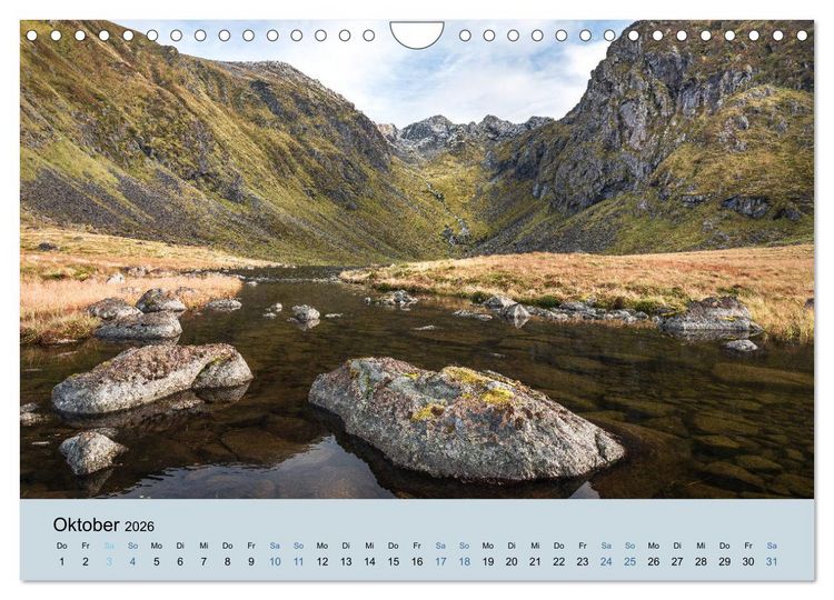 Produktbild: Naturgewalt Norwegen (Wandkalender 2026 DIN A4 quer), CALVENDO Monatskalender