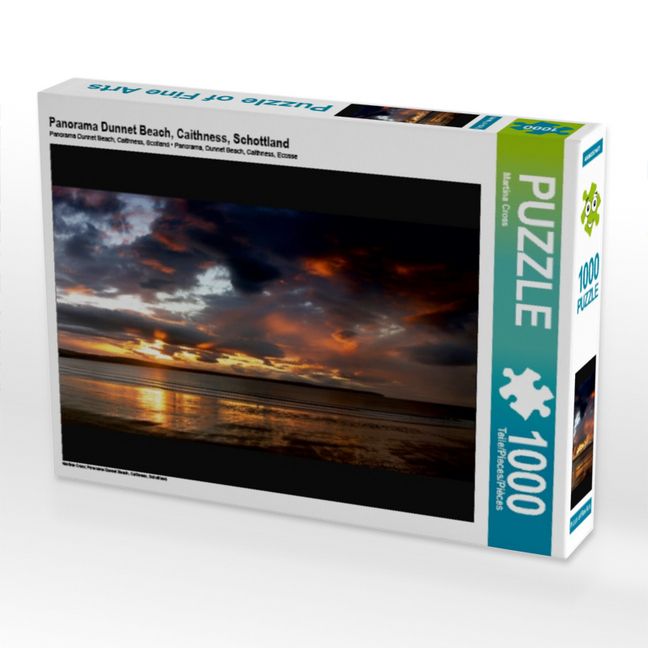 Produktbild: CALVENDO Puzzle Panorama Dunnet Beach, Caithness, Schottland | 1000 Teile Lege-Gr&ouml;&szlig;e 64x48cm Foto-Puzzle f&uuml;r gl&uuml;ckliche Stunden