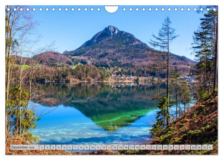 Produktbild: Rund um den Fuschlsee (Wandkalender 2026 DIN A4 quer), CALVENDO Monatskalender