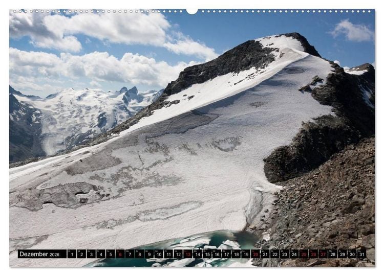 Produktbild: Fantastische Schweizer Bergwelt - Gipfel und Gletscher (Wandkalender 2026 DIN A2 quer), CALVENDO Monatskalender