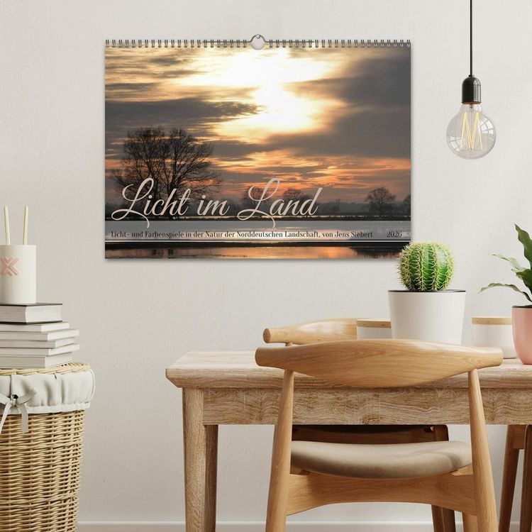 Produktbild: Licht im Land (Wandkalender 2026 DIN A3 quer), CALVENDO Monatskalender