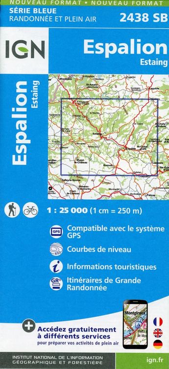 Produktbild: Espalion Estaing 1:25 000