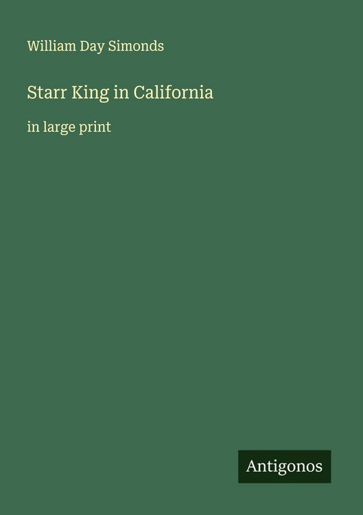 Produktbild: Starr King in California