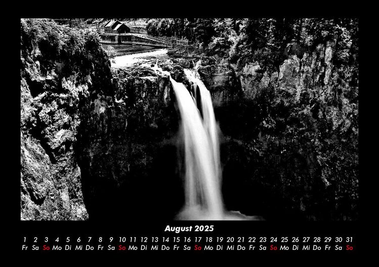 Produktbild: Wasserf&auml;lle 2025 Fotokalender DIN A3