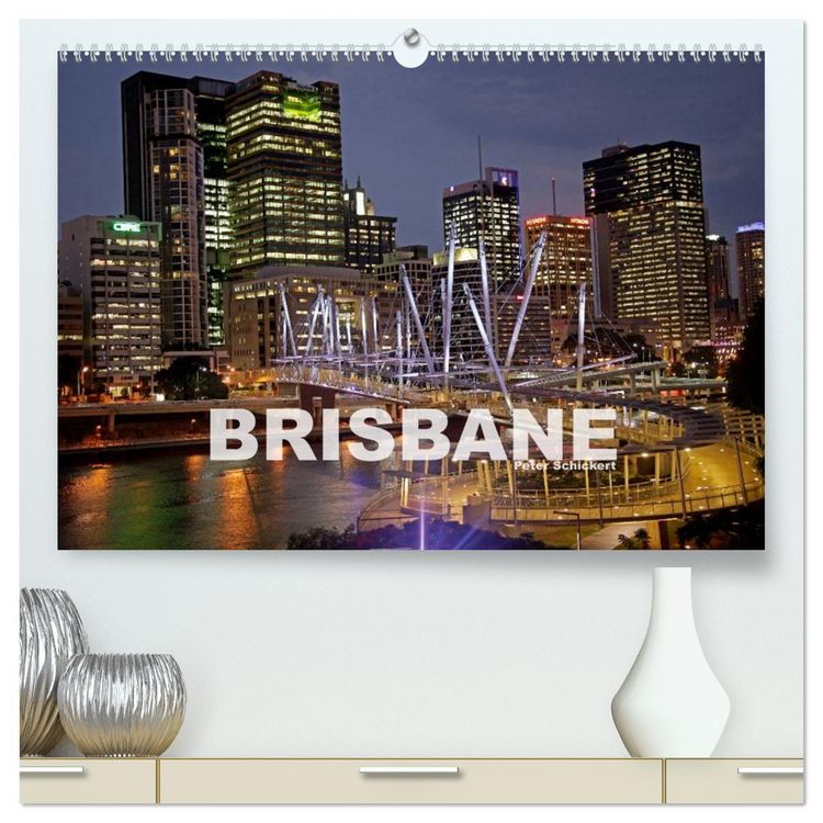 Produktbild: Brisbane (hochwertiger Premium Wandkalender 2026 DIN A2 quer), Kunstdruck in Hochglanz