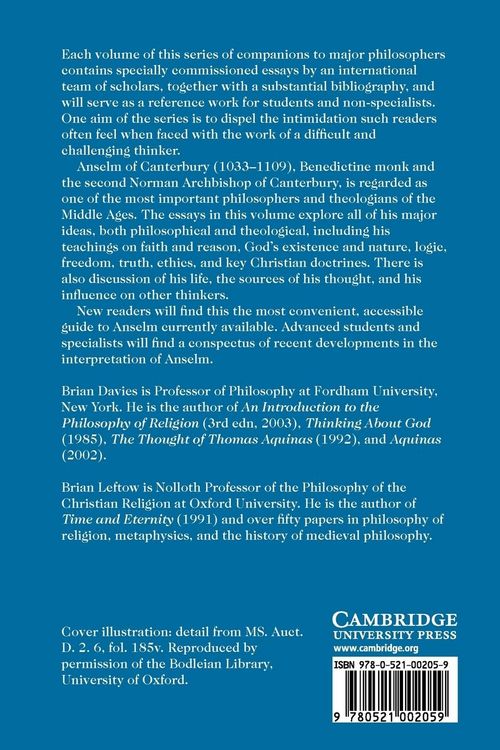 Produktbild: The Cambridge Companion to Anselm